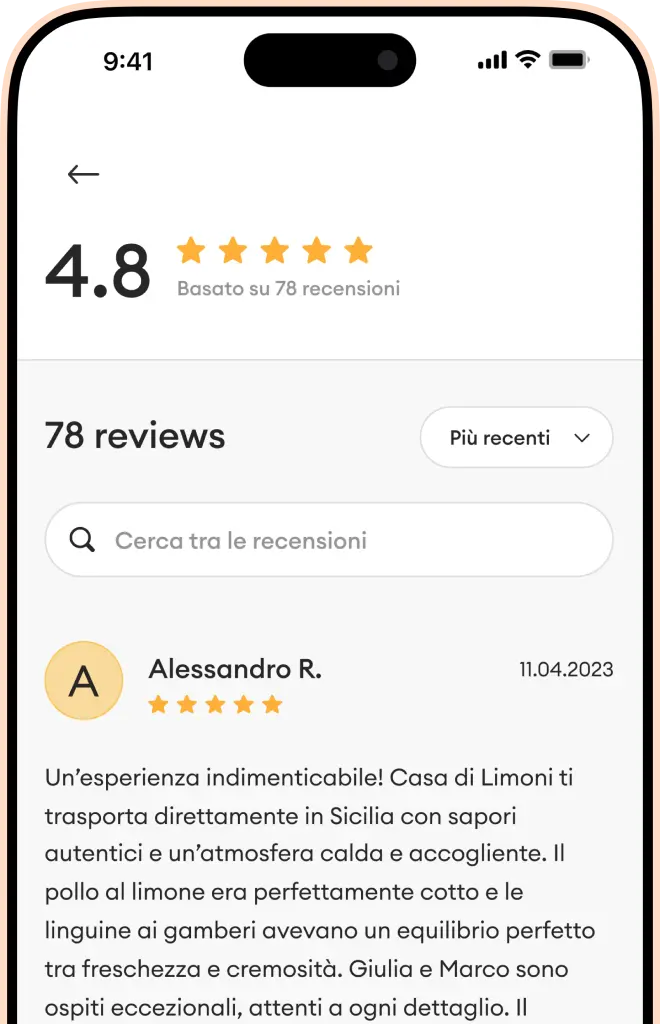 review section screenshot